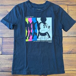 Abercrombie Kids Black Mickey Mouse Graphic Tee